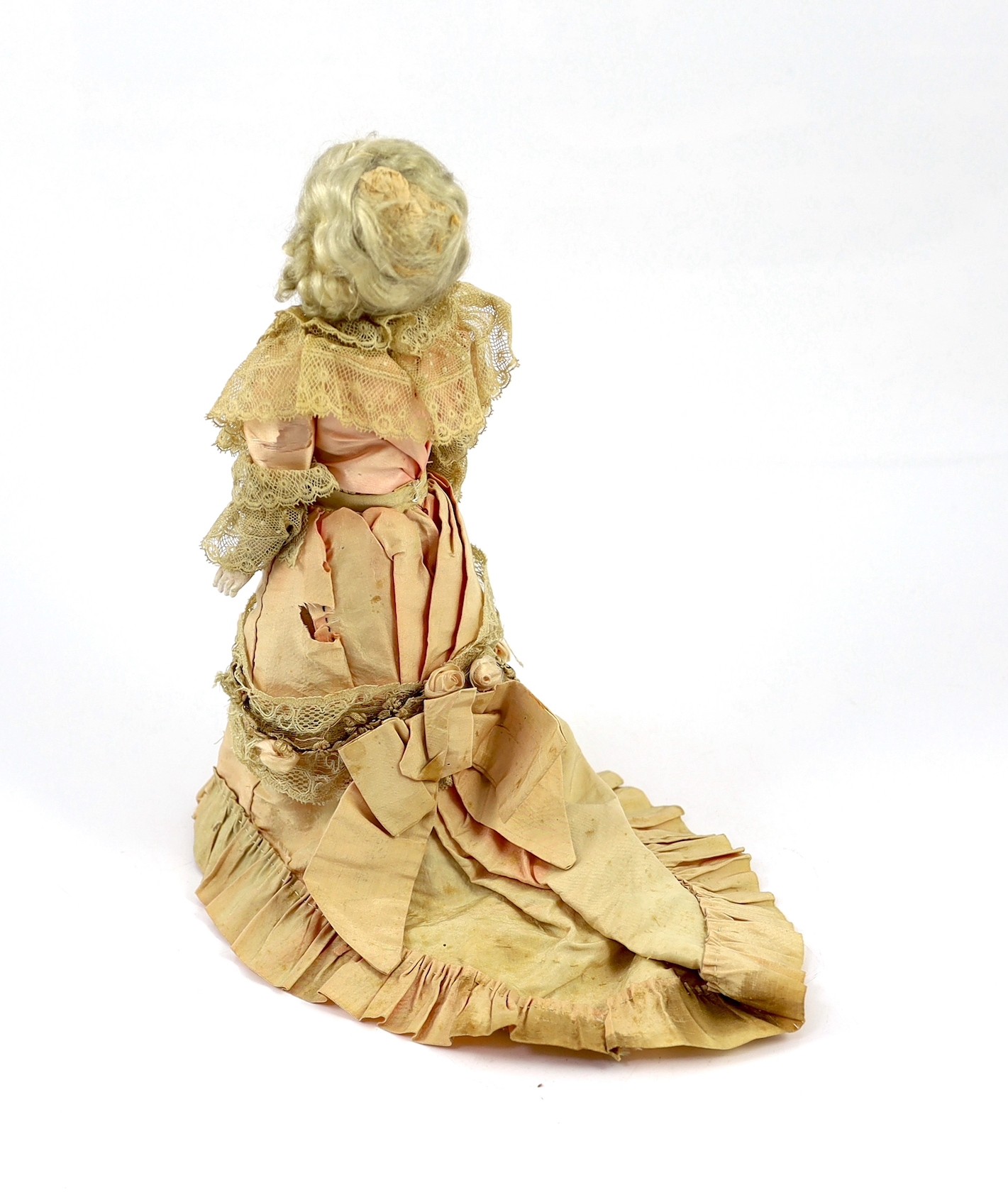 A Simon & Halbig shoulder-bisque doll, German, circa 1894, 11in.